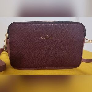 Kedzie Wine Camera Crossbody Bag